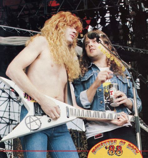 dave mustaine and lars ulrich | Dave mustaine, Metallica, Megadeth