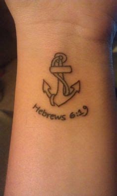 Hebrews 6:19. My newest tattoo.