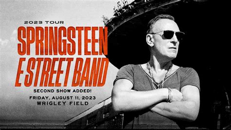 SECOND SHOW ADDED - Bruce Springsteen And The E Street Band Wrigley Field In Chicago | Bruce ...