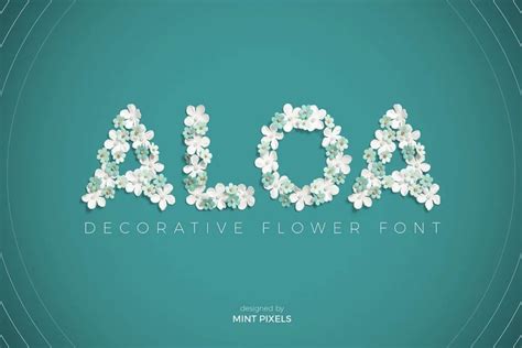 16 Best Flower Fonts for your Floral Designs ? | Design Inspiration