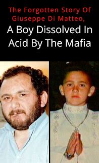 About History: The Forgotten Story Of Giuseppe Di Matteo, A Boy Dissolved In Acid By The Mafia