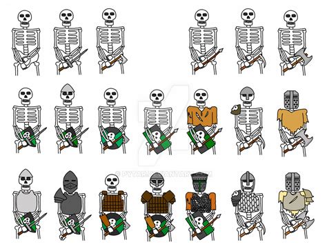 Undead Army Showcase: Skeleton Infantry by Pytar on DeviantArt