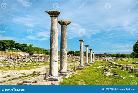 Ruins of the Ancient City of Philippi in Greece Stock Photo - Image of antique, nature: 163275758