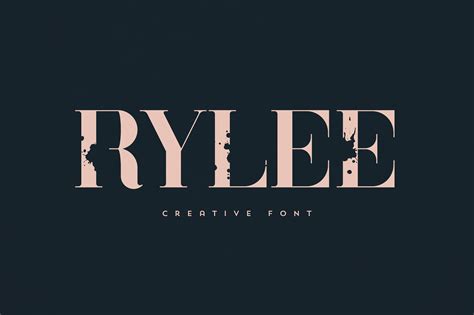 Rylee free font. freebie on Behance