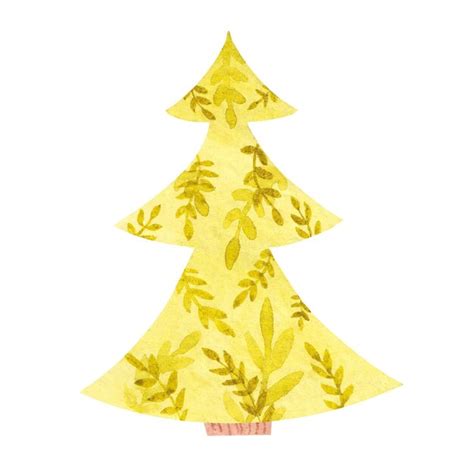 Premium Vector | Watercolor decorative christmas tree