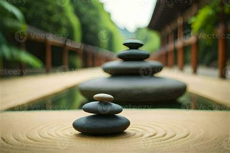 zen garden, japanese zen garden, zen garden, zen garden, z. AI-Generated 33413925 Stock Photo at ...