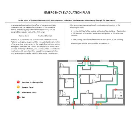 Free Editable Fire Escape Plan Examples & Templates | EdrawMax