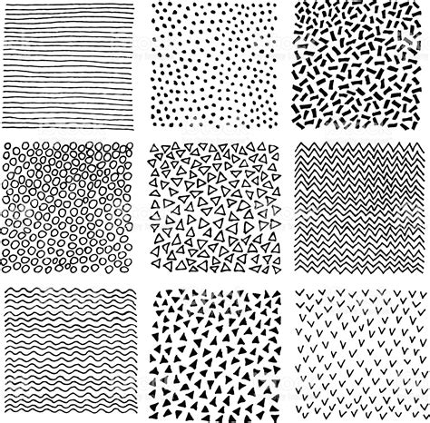 Hand Drawn Patterns Set. Textured patterns for your design. Hand... | How to draw hands, Hand ...