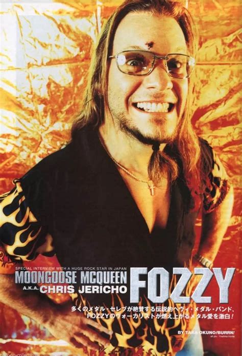 Chris Jericho featured in a Japanese magazine in 2002. Quite the look ...