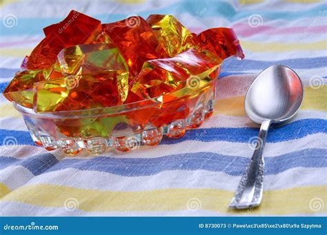 Jello cubes stock image. Image of closeup, fruity, colour - 8730073