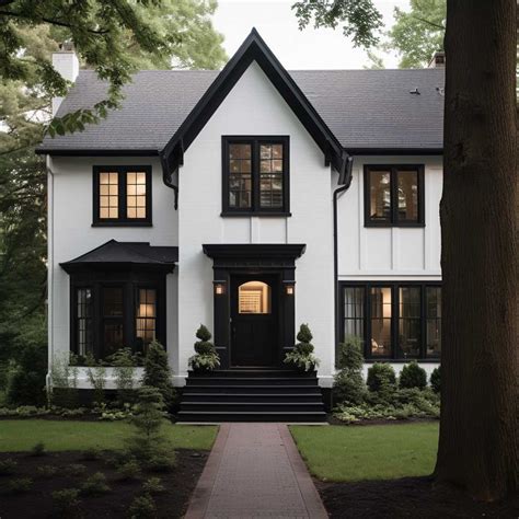 House With White And Black Windows at Cynthia Doolittle blog