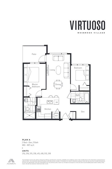 Virtuoso - A Floor Plan, Metro Vancouver A BC | Livabl