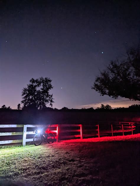 Late night rural ride : r/bicycling