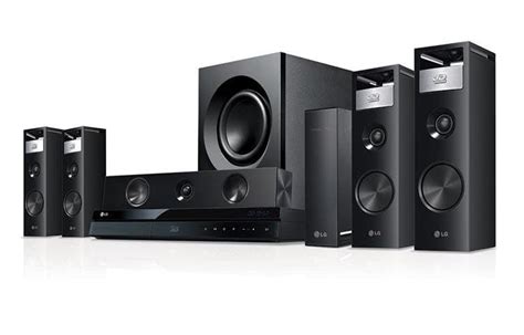 LG 3D-Capable Blu-ray Disc™ Home Theater System with Smart TV and Wireless Speakers (BH9220BW ...