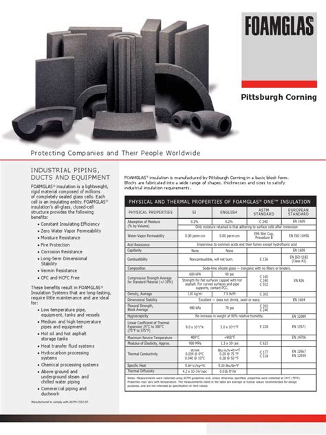 Cellular Glass | PDF | Thermal Insulation | Corrosion