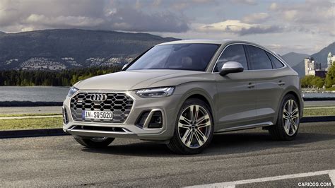 Audi SQ5 Sportback TDI | 2021MY (Color: Quantum Gray) | Front Three-Quarter