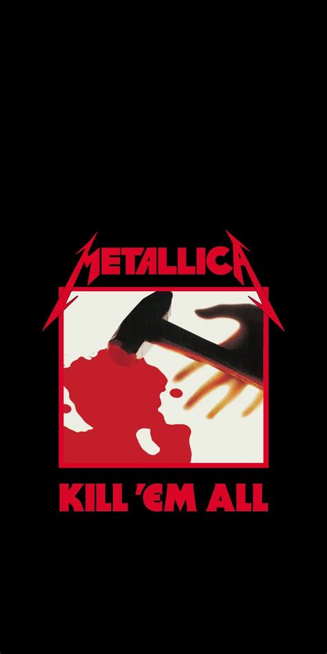 Metallica kill en all wallpaper fondo iPhone | Póster de banda ...