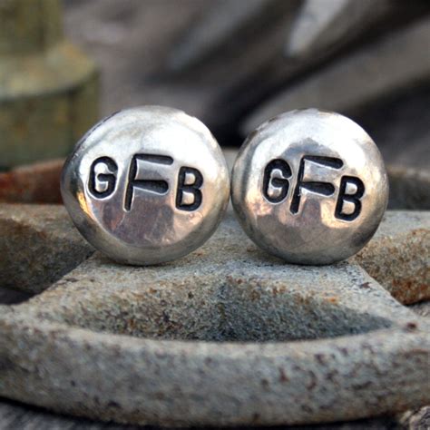 Custom Cuff Links Personalized Cufflinks Monogram