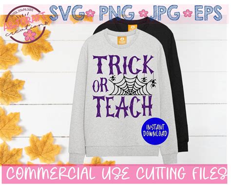 Teacher Halloween SVG Bundle School Bundle SVG Teacher | Etsy