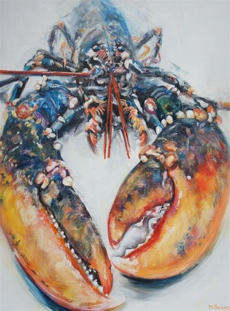 Lobster , Painting by Michelle Parsons | Artfinder | Artwork - Creatures Air & Sea | Pinterest ...