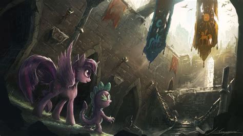 Castle of the two sisters. I really like the detail in pieces like this. | My little pony ...