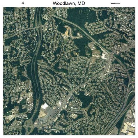 Aerial Photography Map of Woodlawn, MD Maryland