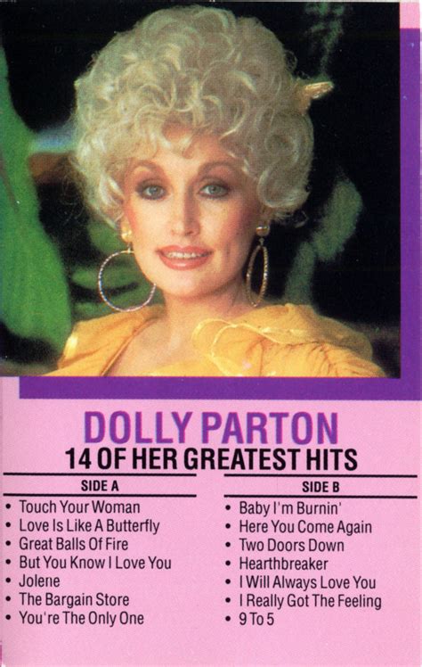 Dolly Parton - 14 Of Her Greatest Hits (1988, Dolby, Cassette) | Discogs