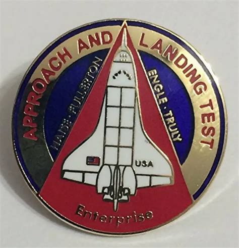 NEW NASA SPACE Shuttle Program Approach and Landing Mission Lapel Pin Enterprise $10.88 - PicClick