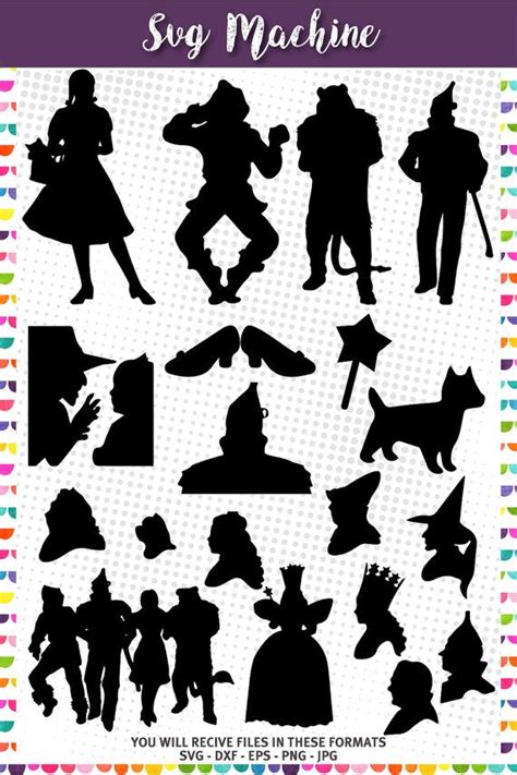 Wizard of Oz SVG | Wizard of oz characters, Wizard of oz pictures, Silhouette stencil