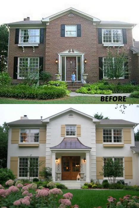 20 Home Exterior Makeover Before and After Ideas | Home Stories A to Z ...