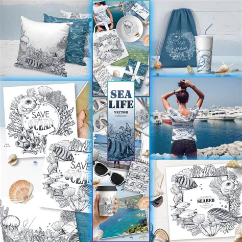 Sea Life Vector Collection – MasterBundles