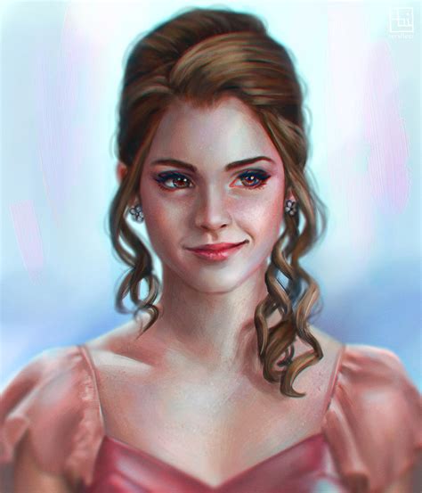 Hermione - Yule Ball by serafleur on DeviantArt