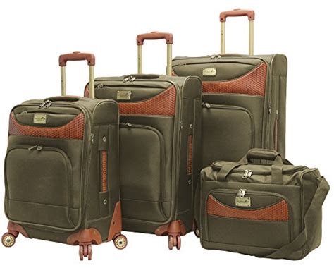 Caribbean Joe Luggage Castaway 4-Piece Spinner Suitcase Set Review 2020 ...