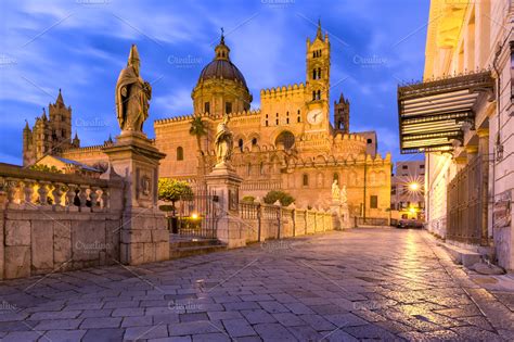 Palermo cathedral sicily italy containing palermo cathedral, cathedral, and | Architecture Stock ...