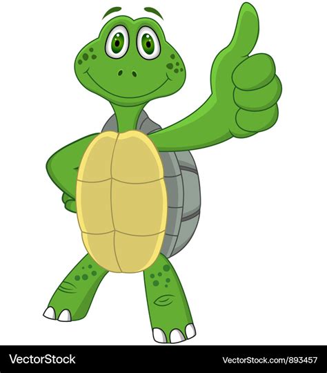 Funny Cartoon Turtle Clip Art