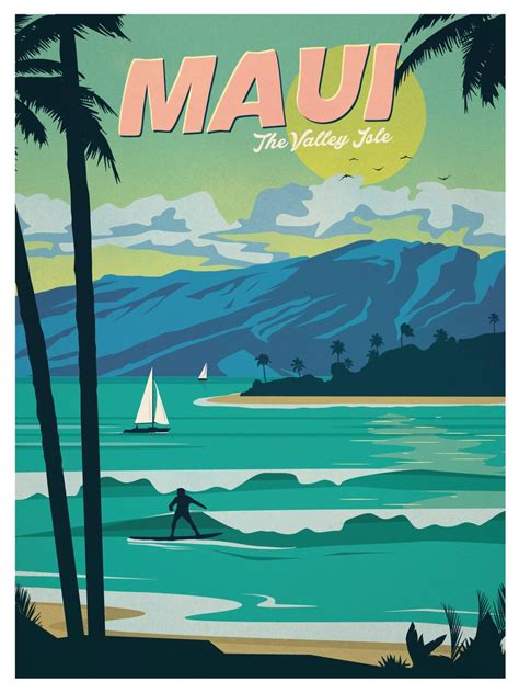 IdeaStorm Studio Store — Vintage Maui Poster