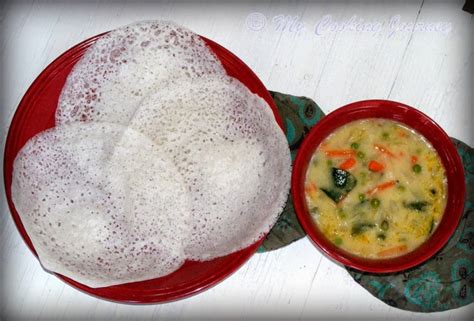 Appam and Vegetable Stew (Ishtew) - My Cooking Journey