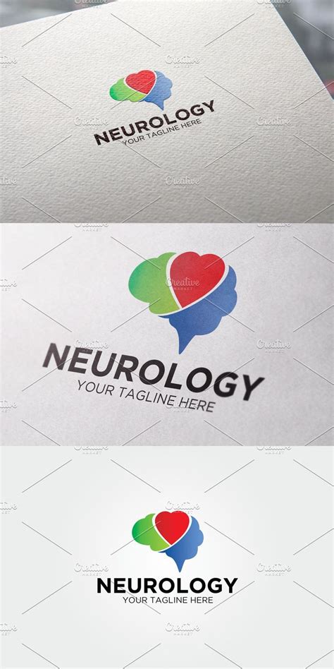 Neurology Brain Logo | Brain logo, Clinic design, Learning graphic design