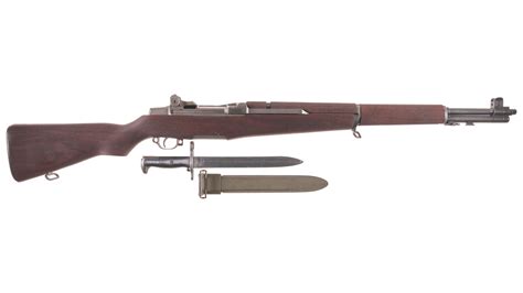 U.S. Springfield Armory M1 Garand Rifle with Bayonet | Rock Island Auction