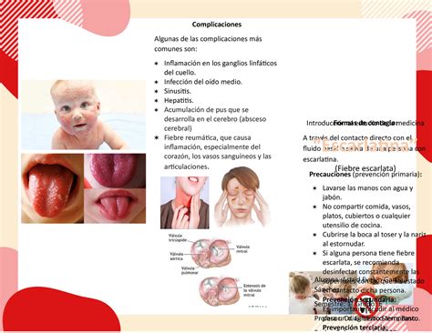 Fiebre escarlata (escarlatina) - Complicaciones Algunas de las ...