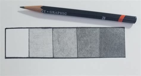 How to Draw a Pencil Value Scale - Art by Ro