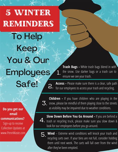 5 Winter Weather Reminders to Help Keep You & Our Employees Safe | Penn ...