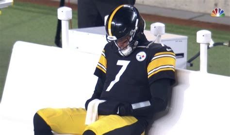 Sad Ben Roethlisberger On the Bench Became NFL Fans' New Favorite Meme