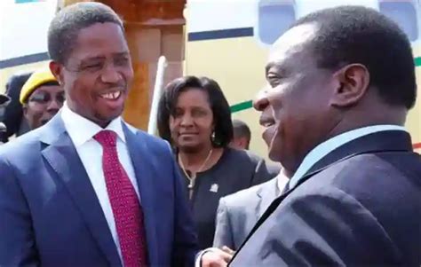 Former Zambia President, Edgar Lungu, Invited To Mnangagwa Inauguration