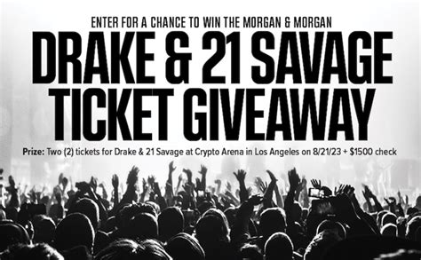 Morgan and Morgan Drake Concert Sweepstakes