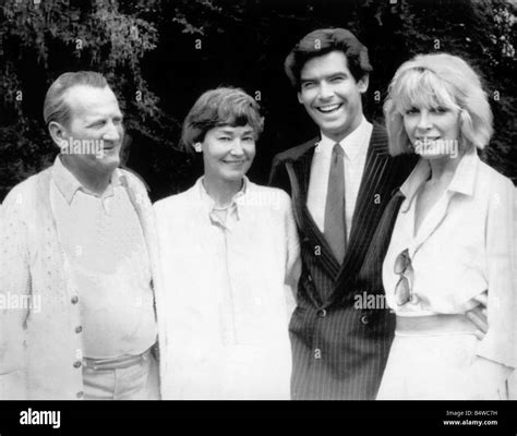 Pierce Brosnan Collect from Family Album 1984 Pierce Brosnan Actor Pictured with wife Cassandra ...