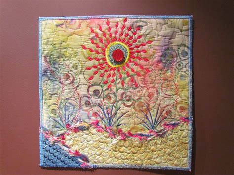 Rhubarb & Roses: Mini-Art Quilts