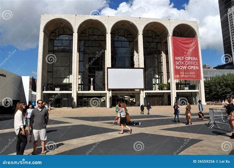 NYC: Met Opera House at Lincoln Center Editorial Photo - Image of ...