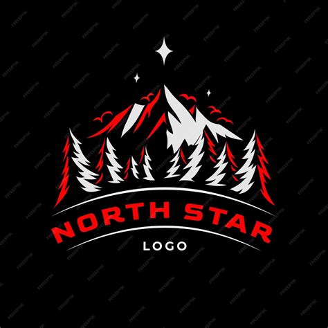 Free Vector | North star logo template