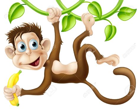 Monkey In A Tree Clipart | Free download on ClipArtMag